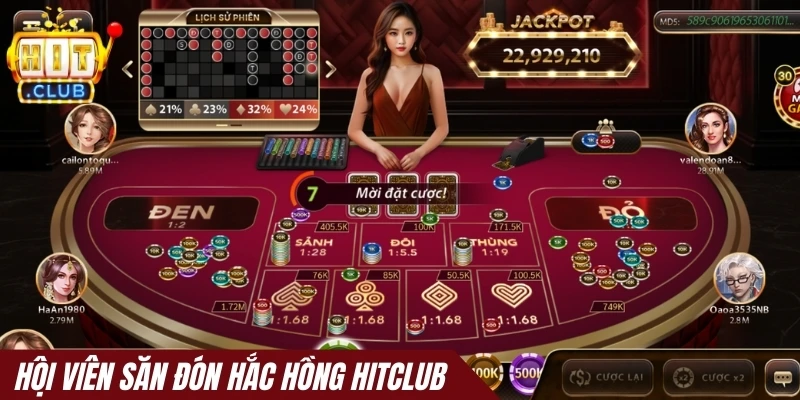 Hội viên săn đón Hắc hồng Hitclub